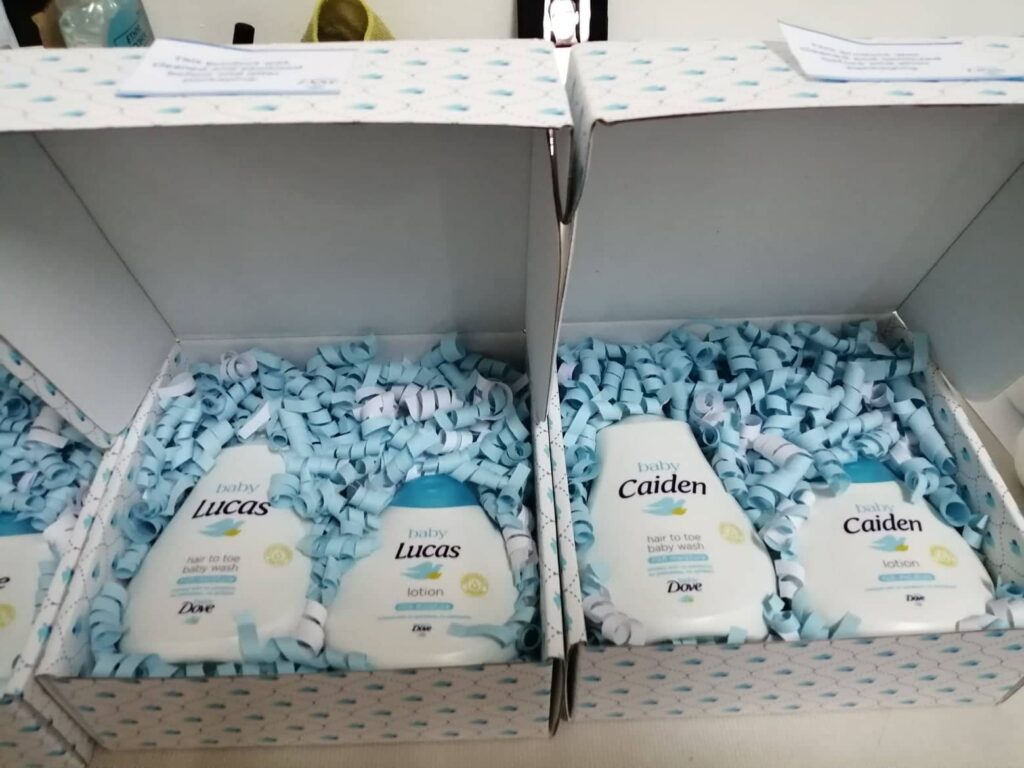 Baby Dove Personalized Bottles